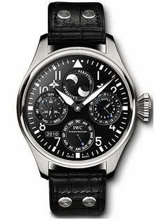 IWC Big Pilot Perpetual Calendar Stainless Steel / Black / Orsini IW5026-19 (IW502619)